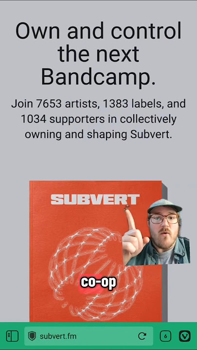 An artist-owned music streaming alternative #spotify #bandcamp #spotifyclone