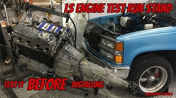 DIY LS Engine Test Run Stand, Budget Build Run it Before Installing