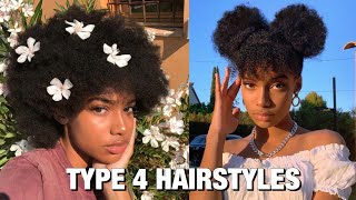 💖🌸CUTE TYPE 4 NATURAL HAIRSTYLES | Natural Hairstyles 2k20