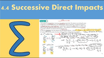 4.4 Successive Direct Impacts (FM1 - Chapter 4: Elastic collisions in one dimension)