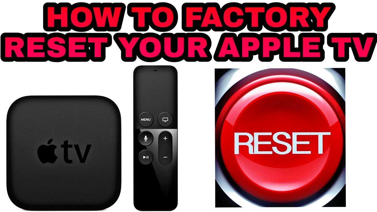 How to Factory your Apple TV | Erase all Personal Information YouTube