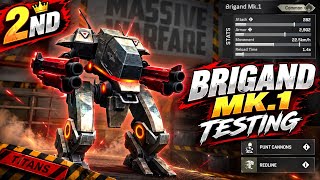 BRIGAND MK.1 IS HERE! 🤖 New Titan Gameplay & Test | Massive Warfare Aftermath @MassiveWarfare  screenshot 5