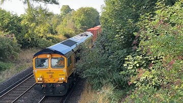 Class 66 & 444 Desiro | 66309 & 444001 + 444010 | Crossover | GBRf & SWR