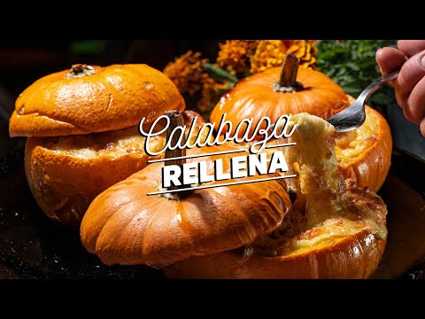 #Chilantojos: Calabaza rellena de queso 🤤🎃 | CHILANGO