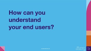How can you understand your end users? | JNUC 2021