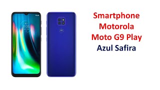 #Smartphone #Motorola Moto G9 Play, Azul Safira, Tela 6.5', 4G Wi-Fi, Android 10,3