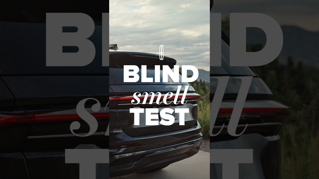 The ultimate blind Lincoln Digital Scent smell test. How do you think you would do? | Lincoln