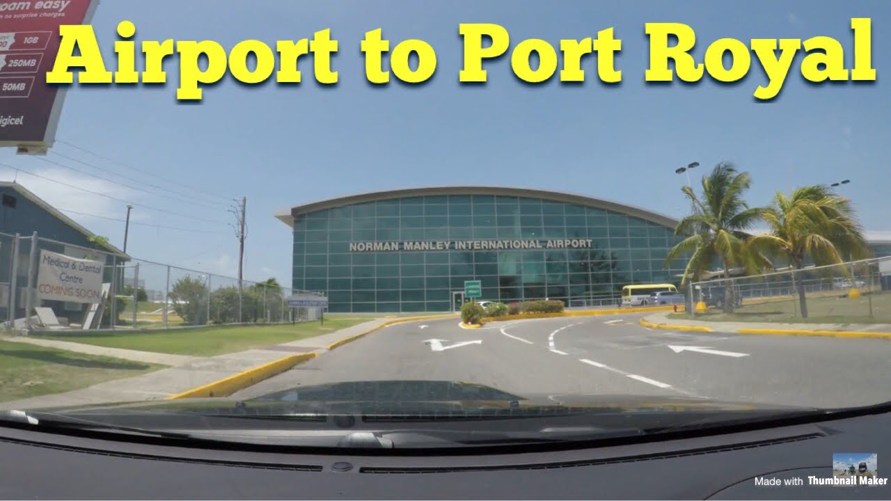 Driving Jamaica Kingston Norman Manley International Airport to Port Royal YouTube