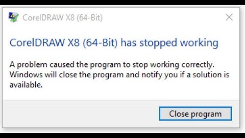 how to fix error Corel draw has stopped working 2020 / Coreldraw has stopped working windows 7