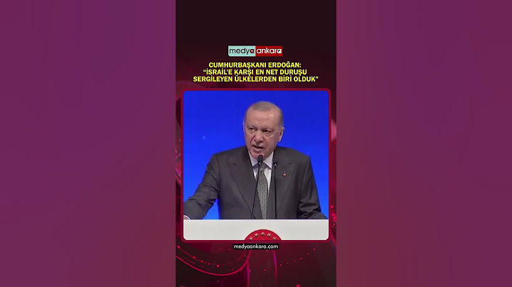 Cumhurbaşkanı Erdoğan:   "İsrail’e karşı en net duruşu sergileyen ülkelerden biri olduk"