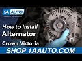 How to Replace Alternator 2003-08 Ford Crown Victoria