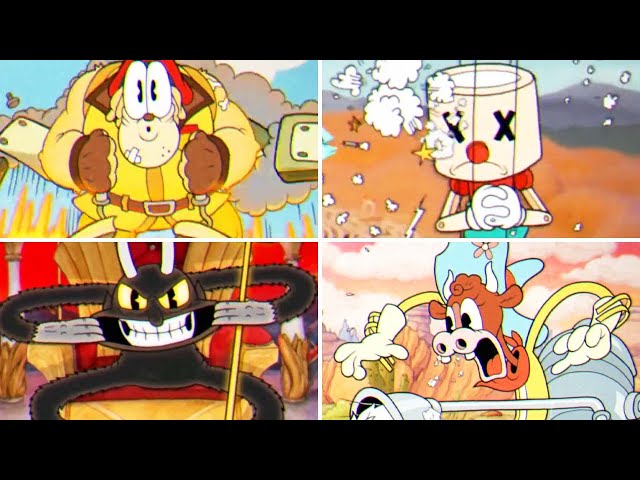 Cuphead & DLC - All Boss Transformations 