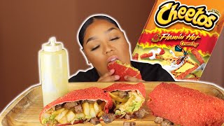 HOW TO MAKE A DEEP FRIED HOT CHEETO BURRITO