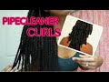 PIPECLEANER CURLS | WASH AND STYLE MY LOC EXTENSIONS WITH ME