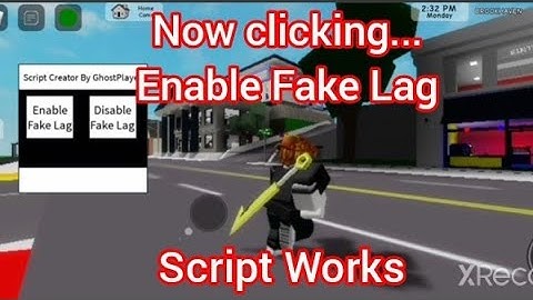 PLAYING AT BROOKHAVEN USING - FE FAKE LAG SCRIPT - see script link on comments