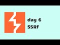Day 6 of Cysec - portswigger academy grind (Server-side request forgery (SSRF))