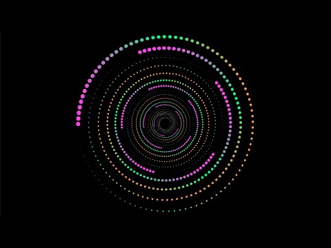 Spiral Circle tiny effect - How to make spiral circle effect - spiral art tutorials