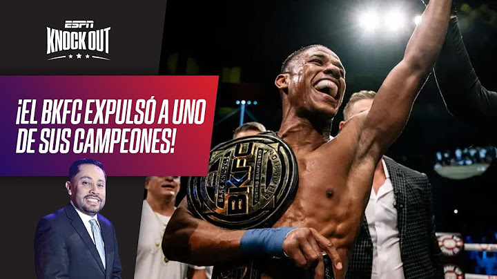 El BKFC expulsó a uno de sus Campeones: ¿Qué pasó?