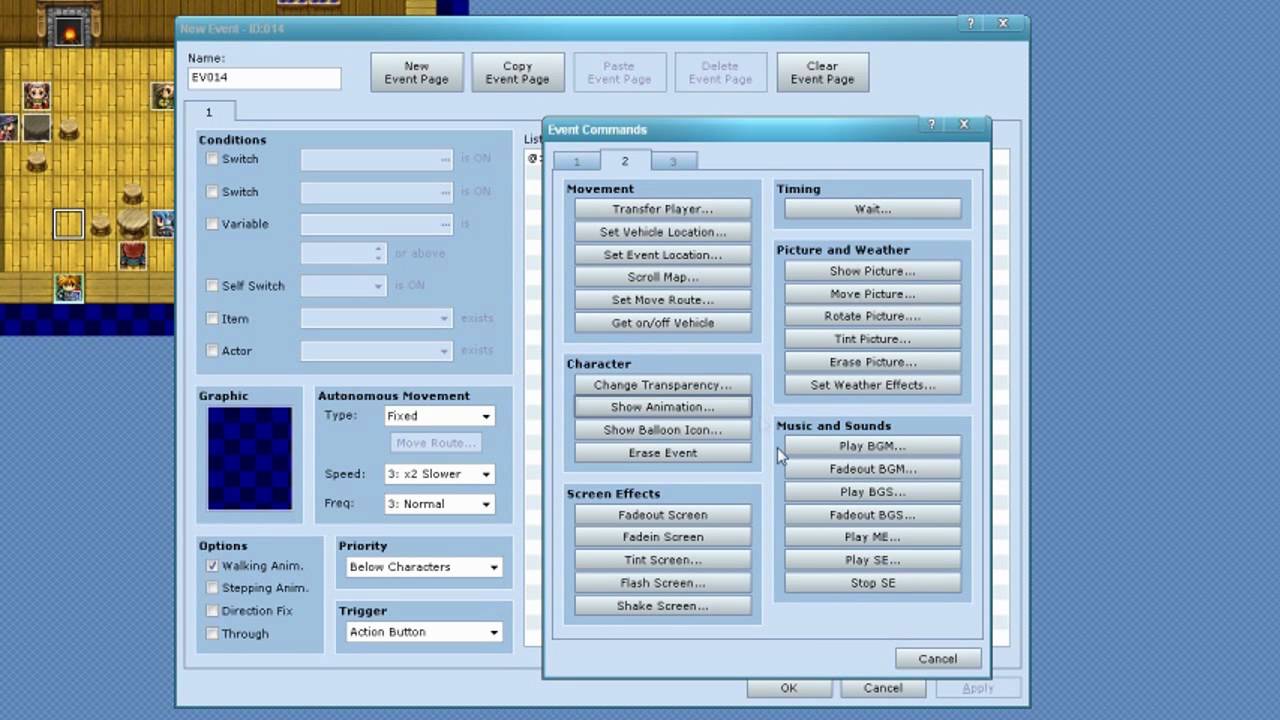 RPG Maker VX - Cutscene Tutorial - YouTube