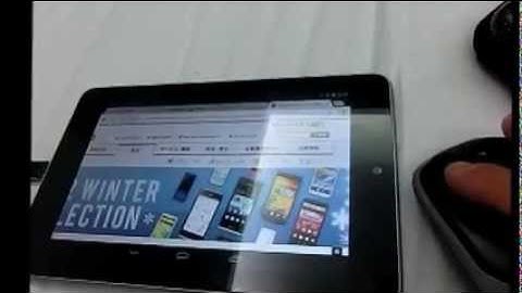 Connect USB Keyboard and Mouseon Android Tablet Nexus 7