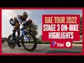 UAE Tour 2022: Stage 3 On-Bike Highlights