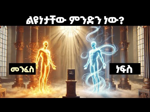 በመንፈስ እና በነፍስ መሃከል ያለው ልዩነት ምንድን ነው እንደመጽሃፍ ቅዱስ እይታ 