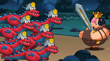 THUNDER DRAGO ⚡ Max Level vs Medieval King Caveman - Dino Bash 2 Travel Through Time