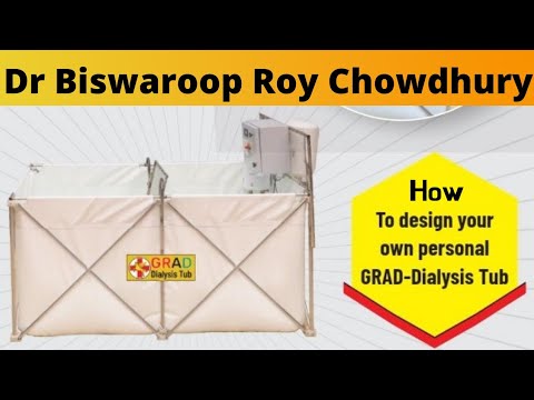 #grad#dialysistub How to make GRAD Dialysis tub? | Dr Biswaroop Roy Chowdhury |