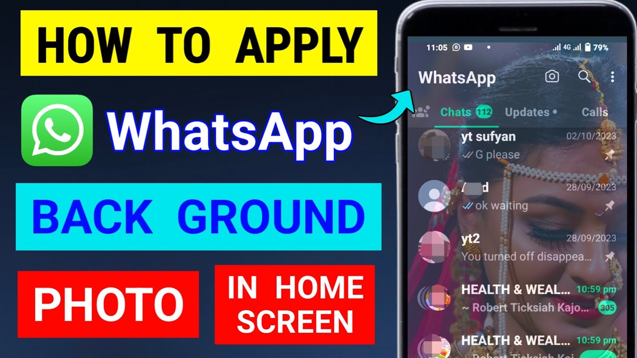 How To Change WhatsApp Home Screen Background How To Set WhatsApp How To Change WhatsApp Home Screen Background How To Set WhatsApp