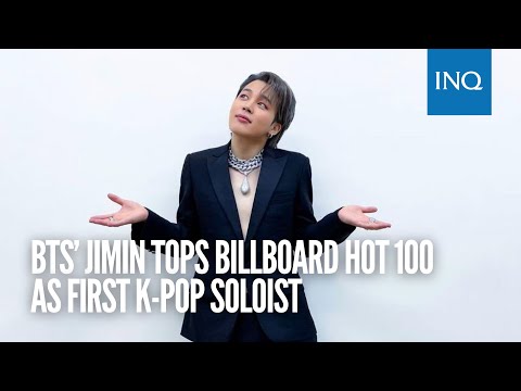 BTS’ Jimin tops Billboard Hot 100 as first K-pop soloist | #INQToday