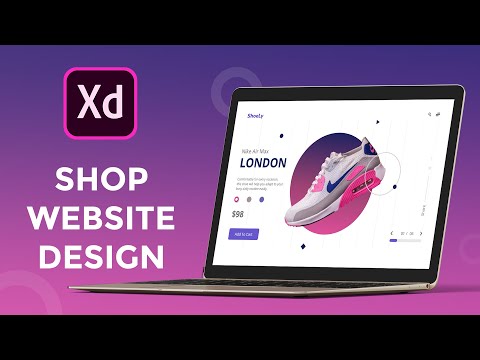 Shop Website Design In Adobe Xd