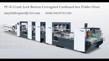 Rolam PC Series Automatic Paper Carton Box Gluing Machine Corrugated Box Folder Gluer