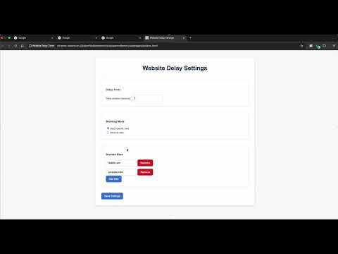 Website Delay Timer video preview 2