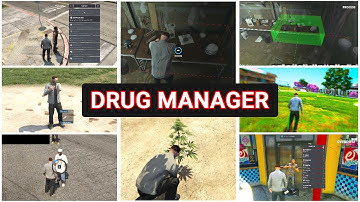DRUG MANAGER V2 FIVEM | ESX/QBCORE