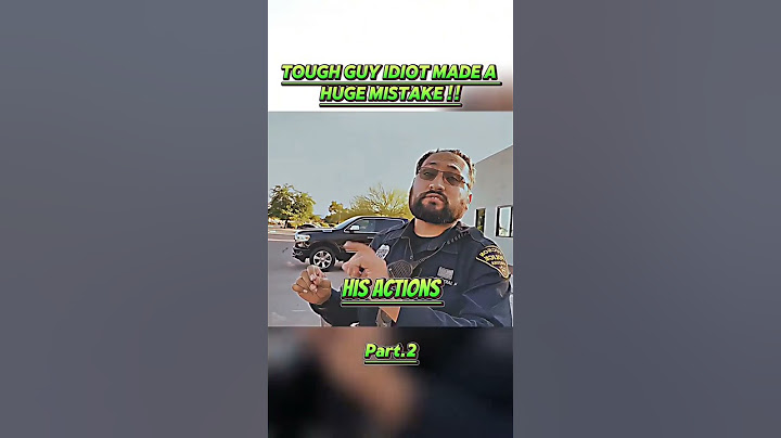 Tough Guy Idiot Made A Huge Mistake !!| part.1#fyp#viral#trending#police#cops#LearnOnTikTok