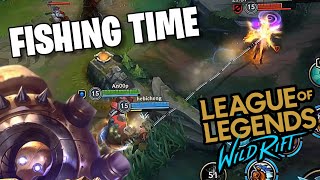 FISHING TIME IN WILD RIFT š | BLITZCRANK HOOK MONTAGE | WOLF XOTIC