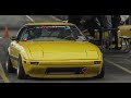 fc and fb RX7 drift cars go two laps without breaking down