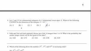 Math Subject Gre Practice Test #4 GR1268