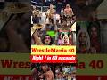 Results 🔴Night 1 WrestleMania 40🌑 Roman Reigns Cody Rhodes Rock Sami Zayn Rhea Ripley Jey Uso USOS
