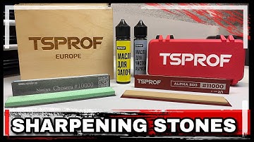 TSProf Alpha 🔥 Naniwa Professional Chosera 🔥 Sharpening Stones Unboxing