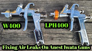 LPH400, W400 Leaking Air, Same Procedure WS400 LS400 Spray Guns