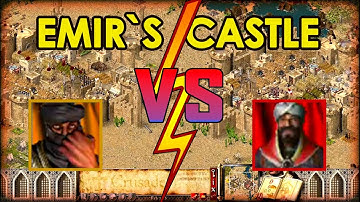 SALADIN VS NIZAR!! USING THE SAME CASTLE(NIZAR/SALADIN/SULTAN/EMIR/WAZIR)!! STRONGHOLD CRUSADER