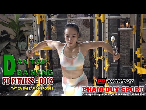 Video Dàn tập đa năng PD Fitness - D002 - youtube