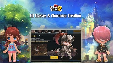 MapleStory 2 | All classes & Character Creation