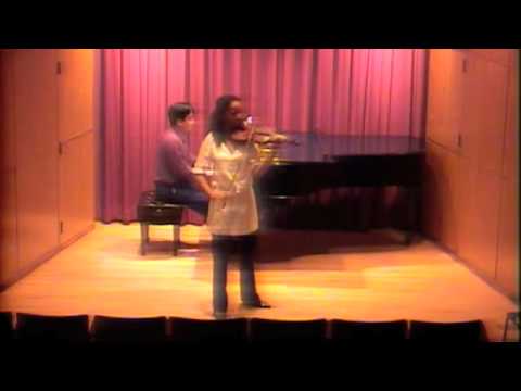 Anyango plays Mozart Violin concerto No 3 K 216 I....