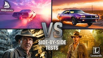 MidJourney vs Leonardo AI — Full 2025 Hands-On Comparison