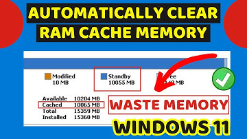 Automatically clear RAM Cache memory in Windows 11