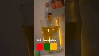 Mixing Red, Green & Yellow Colored Water | Amazing Color Mixing Experiment #Shorts #colorcorrection