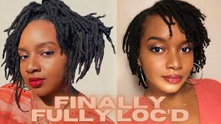 Loc Journey with Fine Locs | Shoulder Length + New Styles