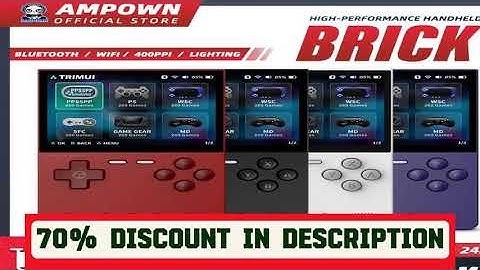 A must-have product! TRIMUI BRICK Handheld Game Console 3.2